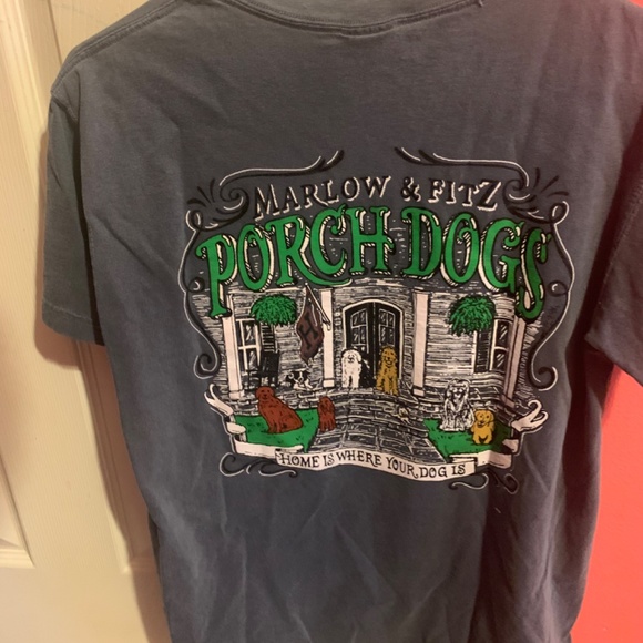 ☀️ 3 for $30 NWOT Cute Navy Blue/Grey Comfort Color Dog Shirt - Picture 5 of 5